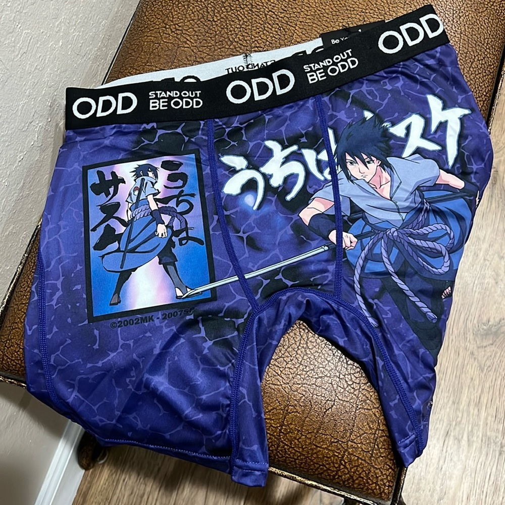 Brand New Odd Japanese Naruto Shippuden Premium Lightweight Fabric Boxer Briefs!